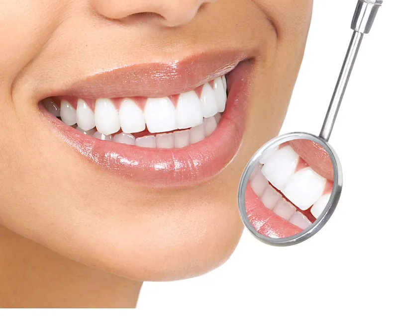 Patient smiling during a cosmetic consultation