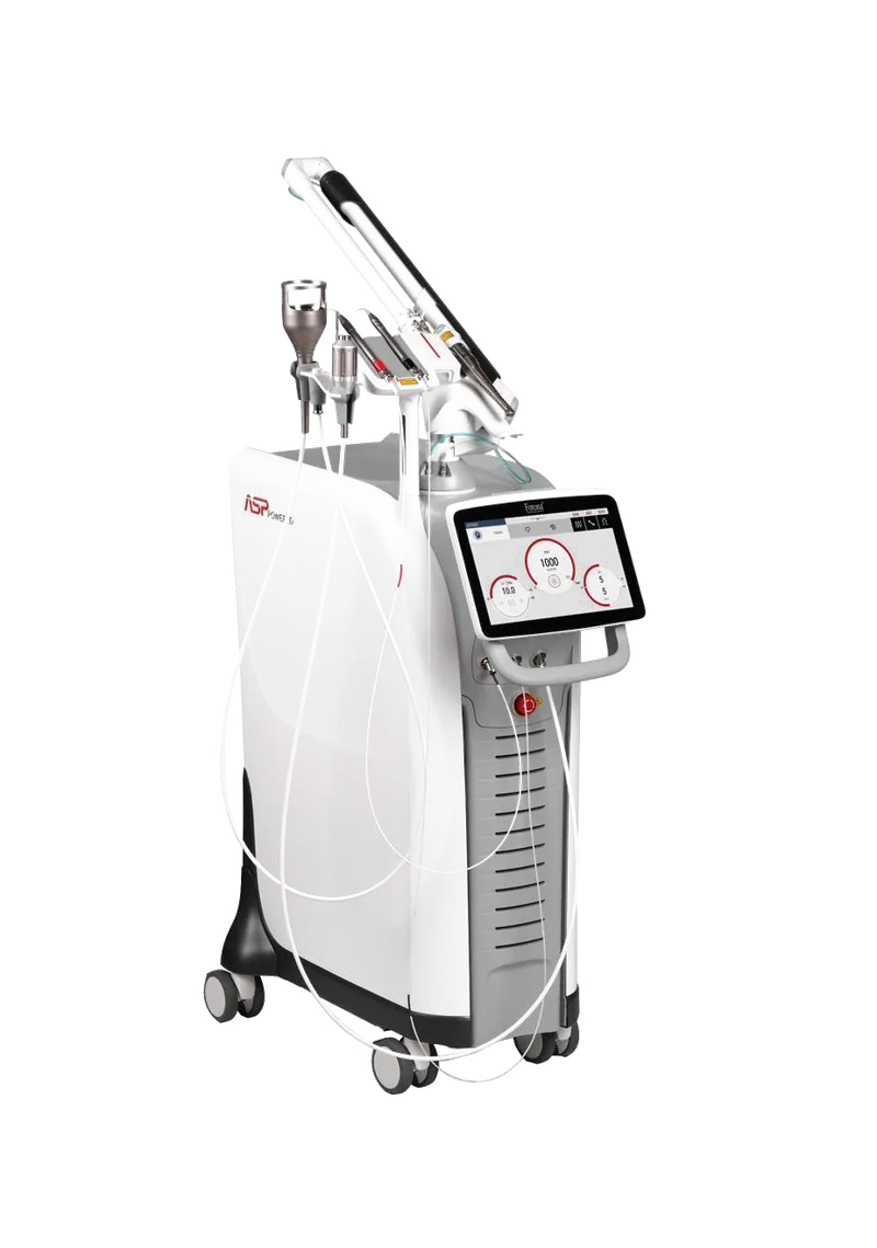 A dental laser unit of the kind used to reshape gum tissue
